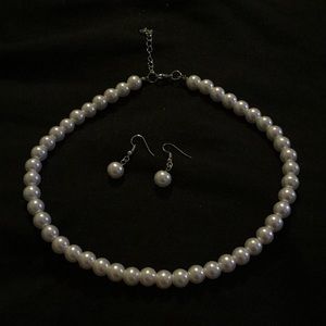 Fake Pearl Jewelry Set